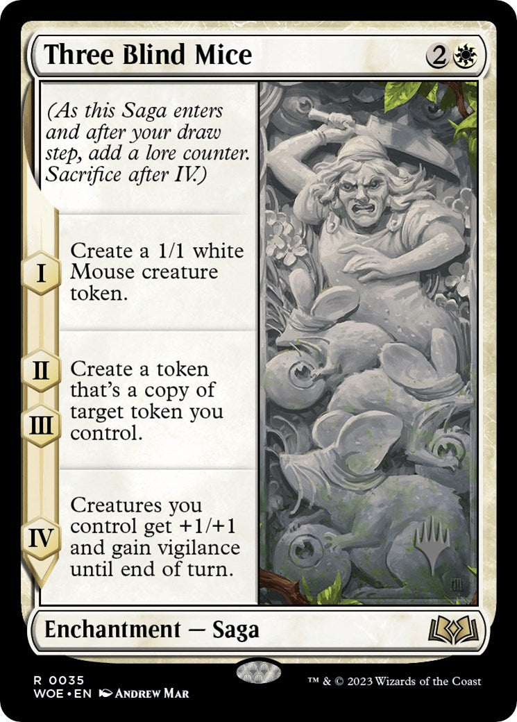 Three Blind Mice (Promo Pack) [Wilds of Eldraine Promos] | The Time Vault CA