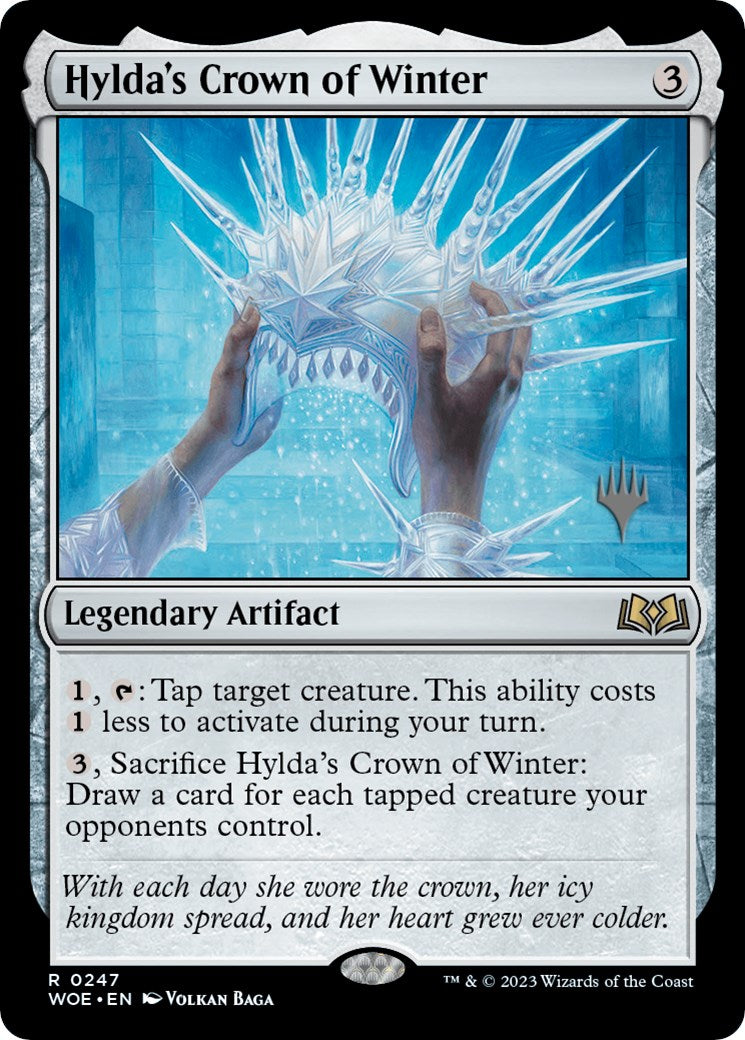 Hylda's Crown of Winter (Promo Pack) [Wilds of Eldraine Promos] | The Time Vault CA