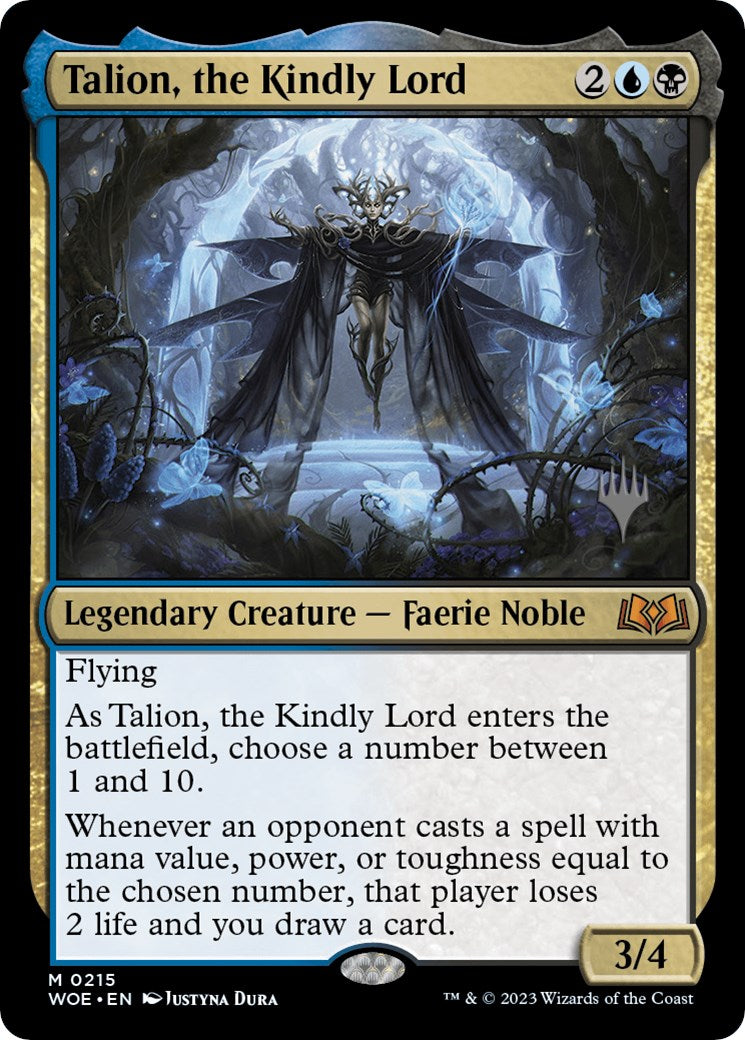 Talion, the Kindly Lord (Promo Pack) [Wilds of Eldraine Promos] | The Time Vault CA