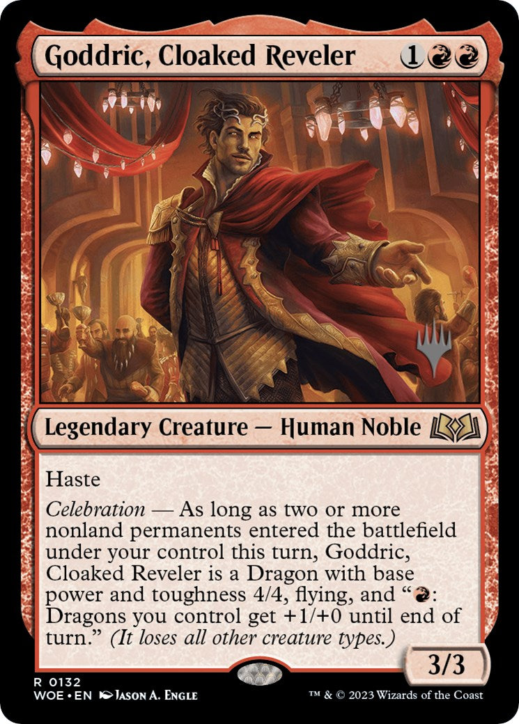 Goddric, Cloaked Reveler (Promo Pack) [Wilds of Eldraine Promos] | The Time Vault CA