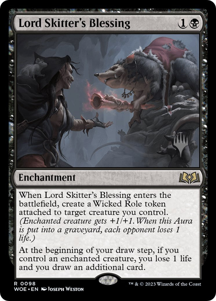 Lord Skitter's Blessing (Promo Pack) [Wilds of Eldraine Promos] | The Time Vault CA