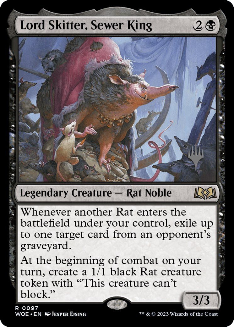 Lord Skitter, Sewer King (Promo Pack) [Wilds of Eldraine Promos] | The Time Vault CA