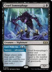 Cruel Somnophage // Can't Wake Up (Promo Pack) [Wilds of Eldraine Promos] | The Time Vault CA