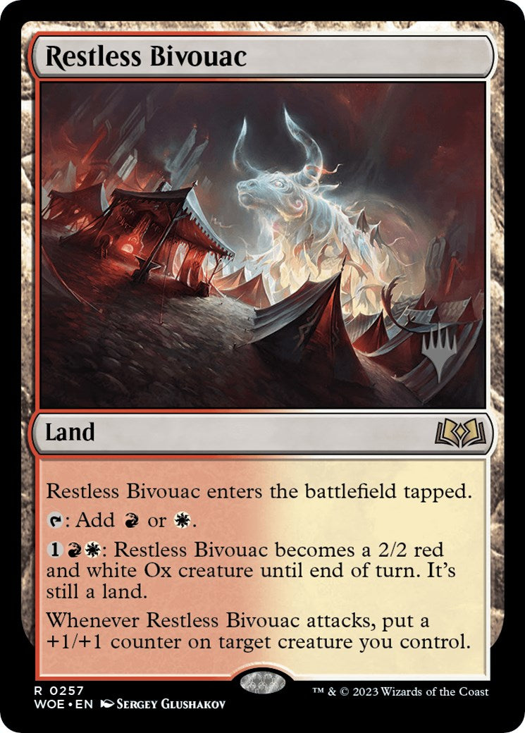 Restless Bivouac (Promo Pack) [Wilds of Eldraine Promos] | The Time Vault CA