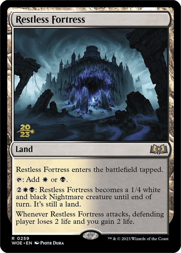 Restless Fortress [Wilds of Eldraine Prerelease Promos] | The Time Vault CA