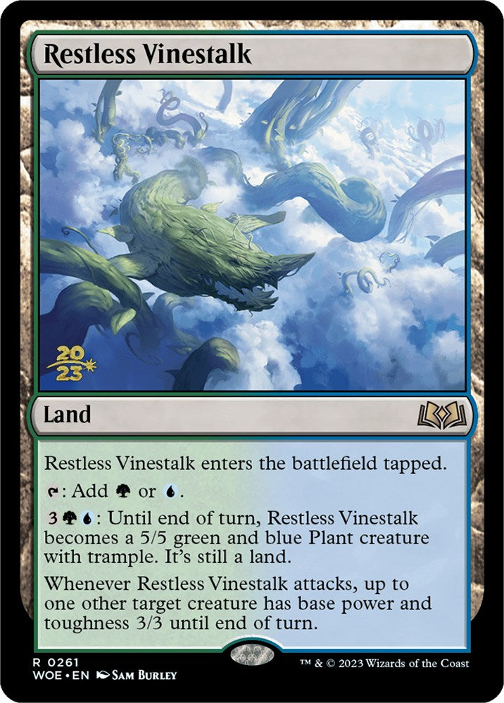 Restless Vinestalk [Wilds of Eldraine Prerelease Promos] | The Time Vault CA