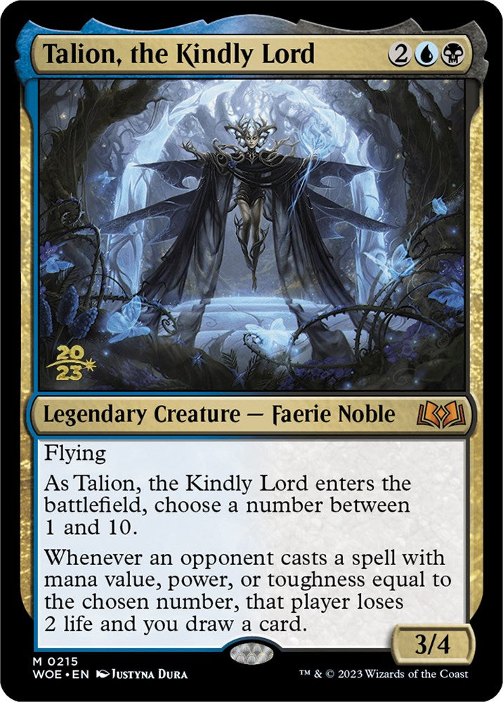 Talion, the Kindly Lord [Wilds of Eldraine Prerelease Promos] | The Time Vault CA