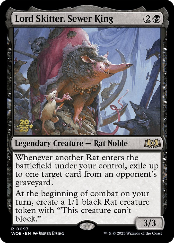 Lord Skitter, Sewer King [Wilds of Eldraine Prerelease Promos] | The Time Vault CA