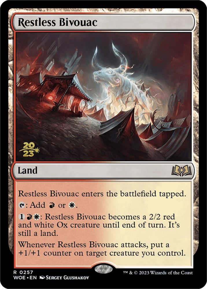 Restless Bivouac [Wilds of Eldraine Prerelease Promos] | The Time Vault CA