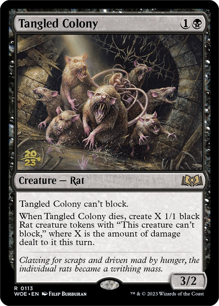 Tangled Colony [Wilds of Eldraine Prerelease Promos] | The Time Vault CA