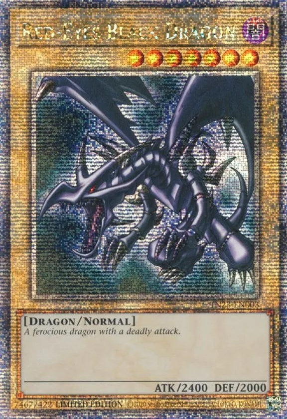 Red-Eyes Black Dragon [TN23-EN003] Quarter Century Secret Rare | The Time Vault CA