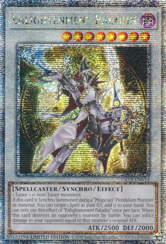 Enlightenment Paladin [TN23-EN010] Quarter Century Secret Rare | The Time Vault CA