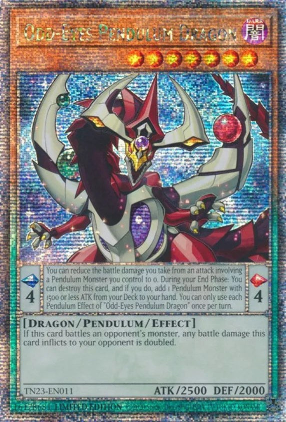 Odd-Eyes Pendulum Dragon [TN23-EN011] Quarter Century Secret Rare | The Time Vault CA