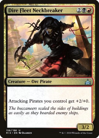 Dire Fleet Neckbreaker [Rivals of Ixalan] | The Time Vault CA