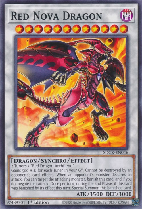 Red Nova Dragon [SDCK-EN046] Common | The Time Vault CA