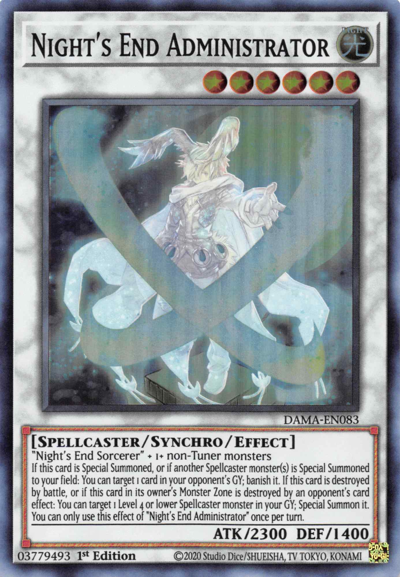 Night's End Administrator [DAMA-EN083] Super Rare | The Time Vault CA