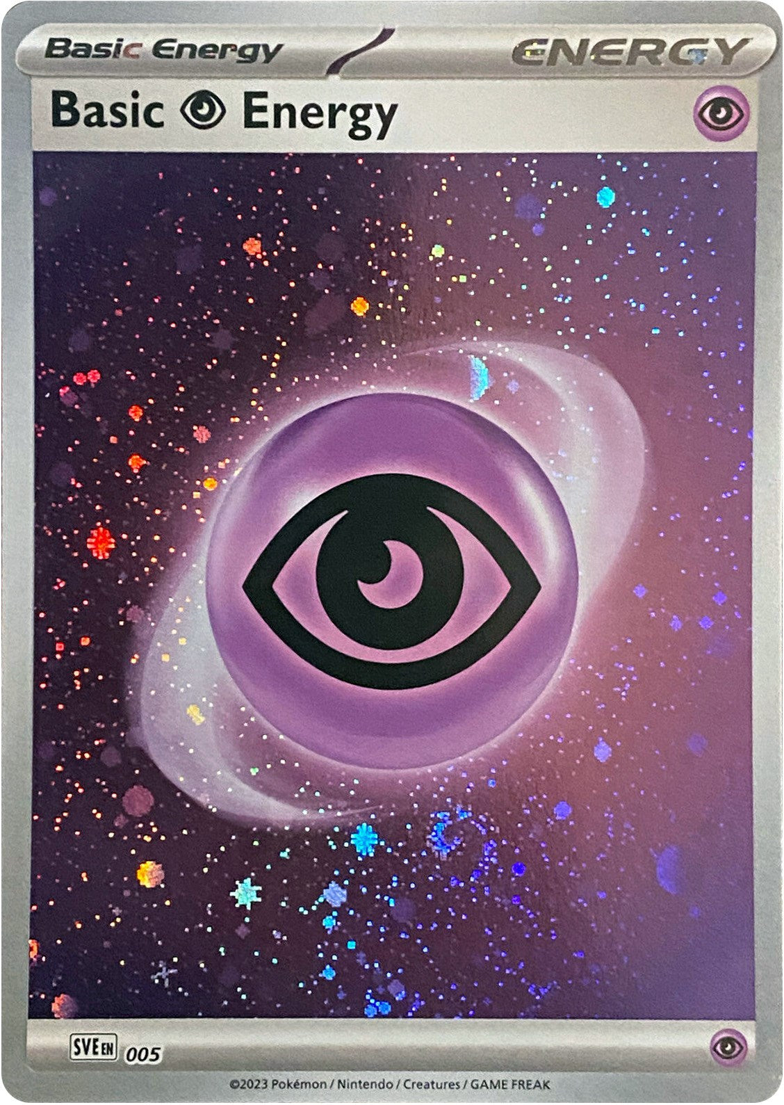 Basic Psychic Energy (005) (Cosmos Holo) [Scarlet & Violet: Base Set] | The Time Vault CA