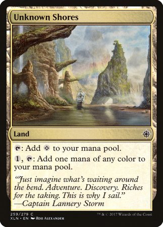 Unknown Shores [Ixalan] | The Time Vault CA