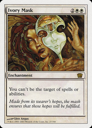 Ivory Mask [Eighth Edition] | The Time Vault CA