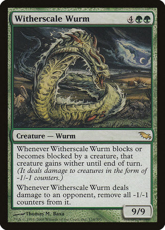 Witherscale Wurm [Shadowmoor] | The Time Vault CA