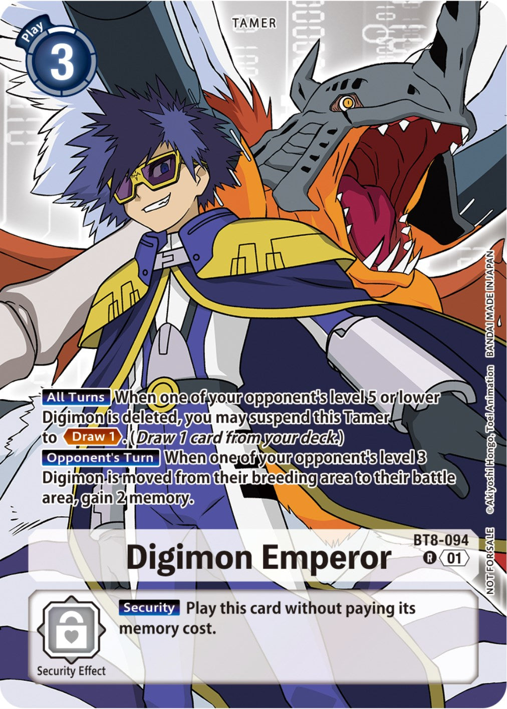 Digimon Emperor [BT8-094] (Tamer Party Pack -The Beginning-) [New Awakening] | The Time Vault CA