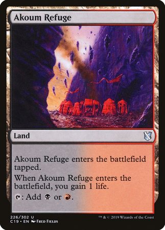 Akoum Refuge [Commander 2019] | The Time Vault CA