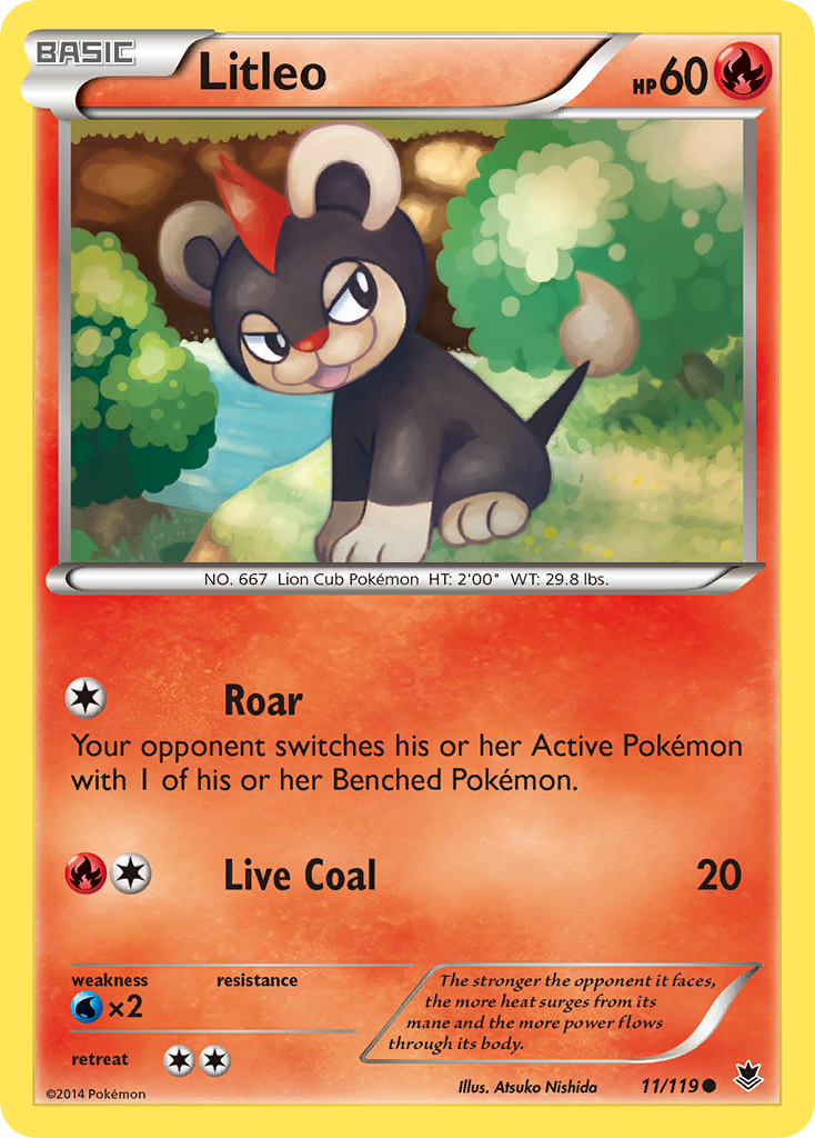 Litleo (11/119) [XY: Phantom Forces] | The Time Vault CA