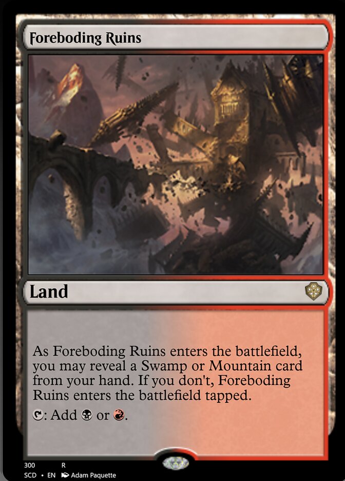 Foreboding Ruins [Starter Commander Decks] | The Time Vault CA