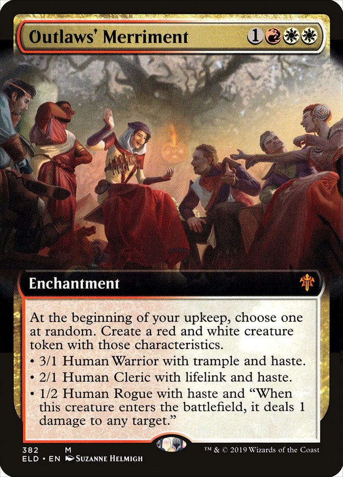 Outlaws' Merriment (Extended Art) [Throne of Eldraine] | The Time Vault CA