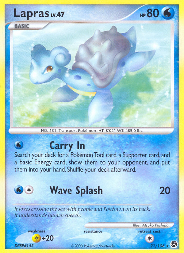 Lapras (21/106) [Diamond & Pearl: Great Encounters] | The Time Vault CA