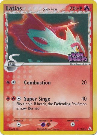 Latias (21/110) (Delta Species) (Stamped) [EX: Holon Phantoms] | The Time Vault CA