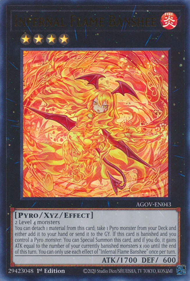 Infernal Flame Banshee [AGOV-EN043] Ultra Rare | The Time Vault CA