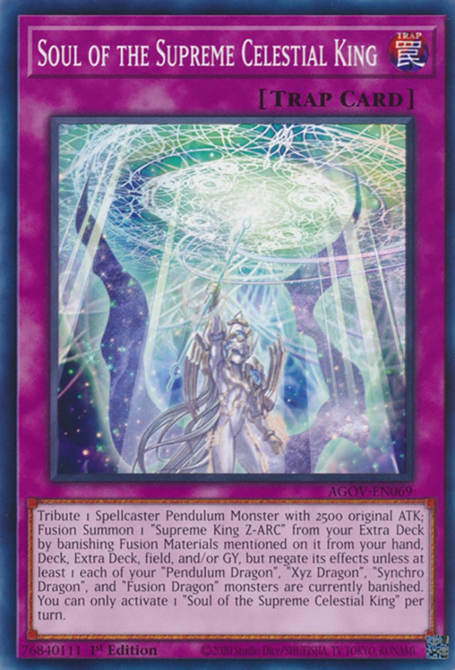 Soul of the Supreme Celestial King [AGOV-EN069] Common | The Time Vault CA