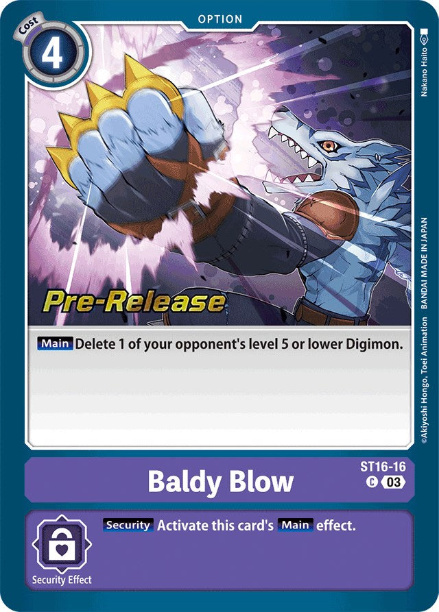Baldy Blow [ST16-16] [Starter Deck: Wolf of Friendship Pre-Release Cards] | The Time Vault CA