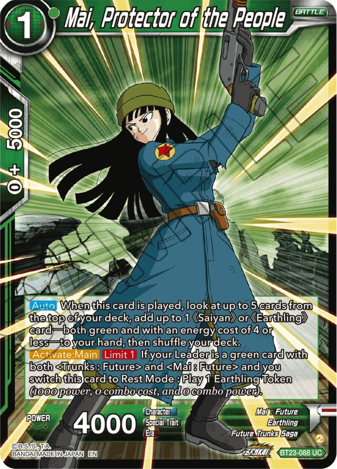 Mai, Protector of the People (BT23-088) [Perfect Combination] | The Time Vault CA