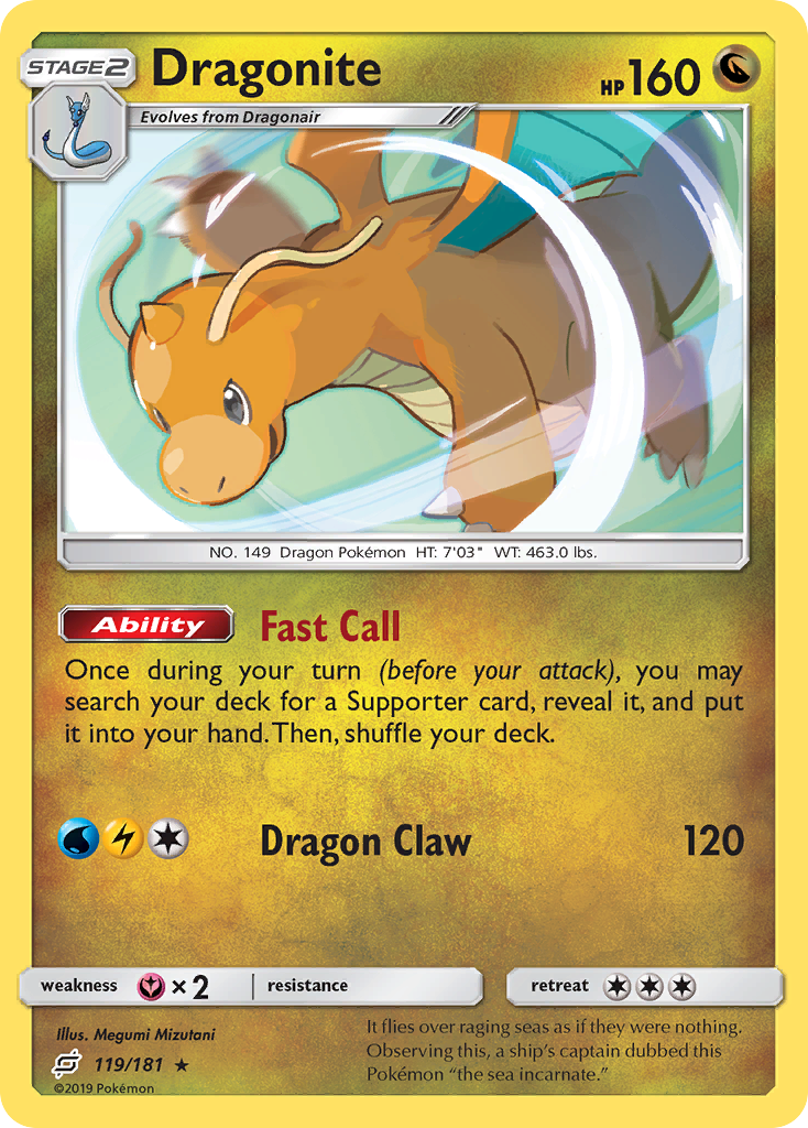 Dragonite (119/181) [Sun & Moon: Team Up] | The Time Vault CA