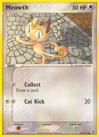 Meowth (69/112) [EX: FireRed & LeafGreen] | The Time Vault CA