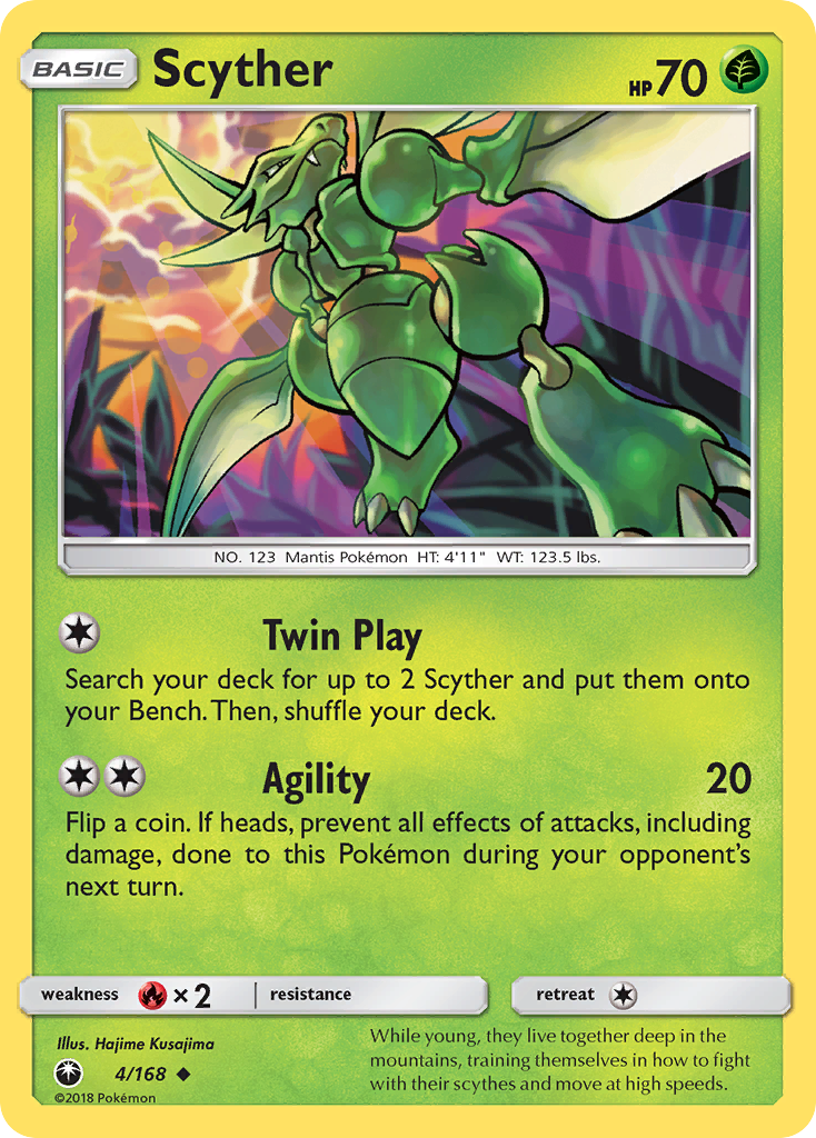 Scyther (4/168) [Sun & Moon: Celestial Storm] | The Time Vault CA