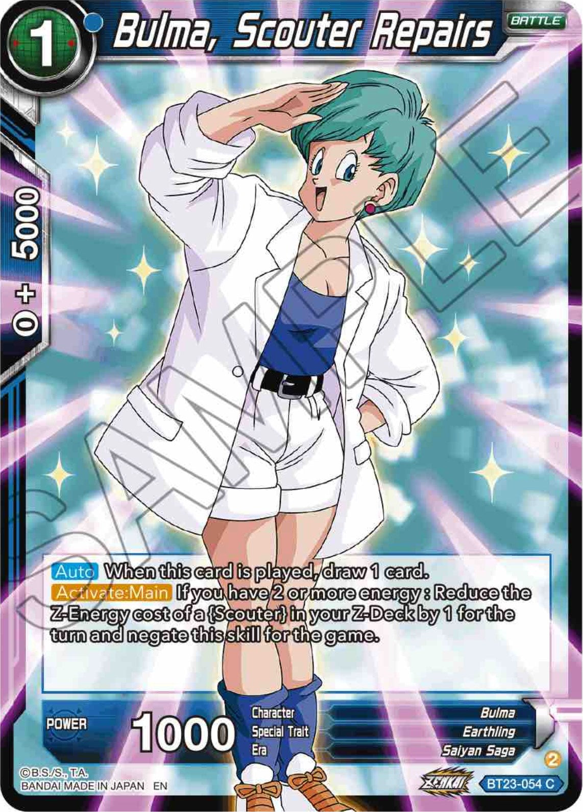 Bulma, Scouter Repairs (BT23-054) [Perfect Combination] | The Time Vault CA