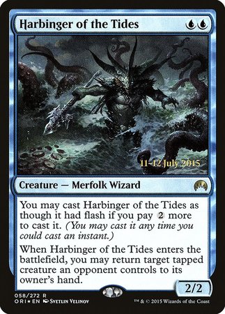 Harbinger of the Tides [Magic Origins Promos] | The Time Vault CA