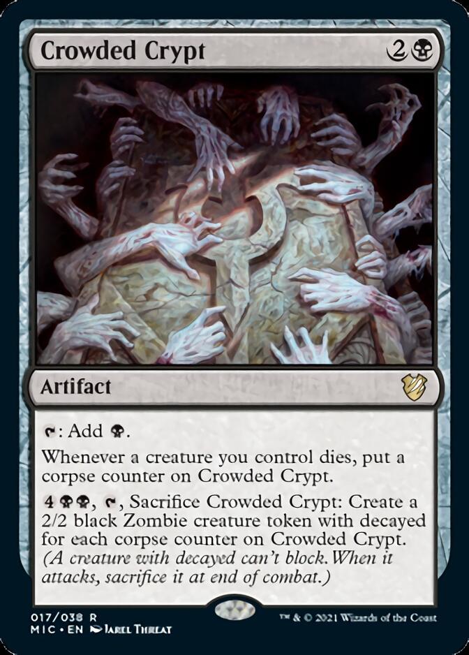 Crowded Crypt [Innistrad: Midnight Hunt Commander] | The Time Vault CA