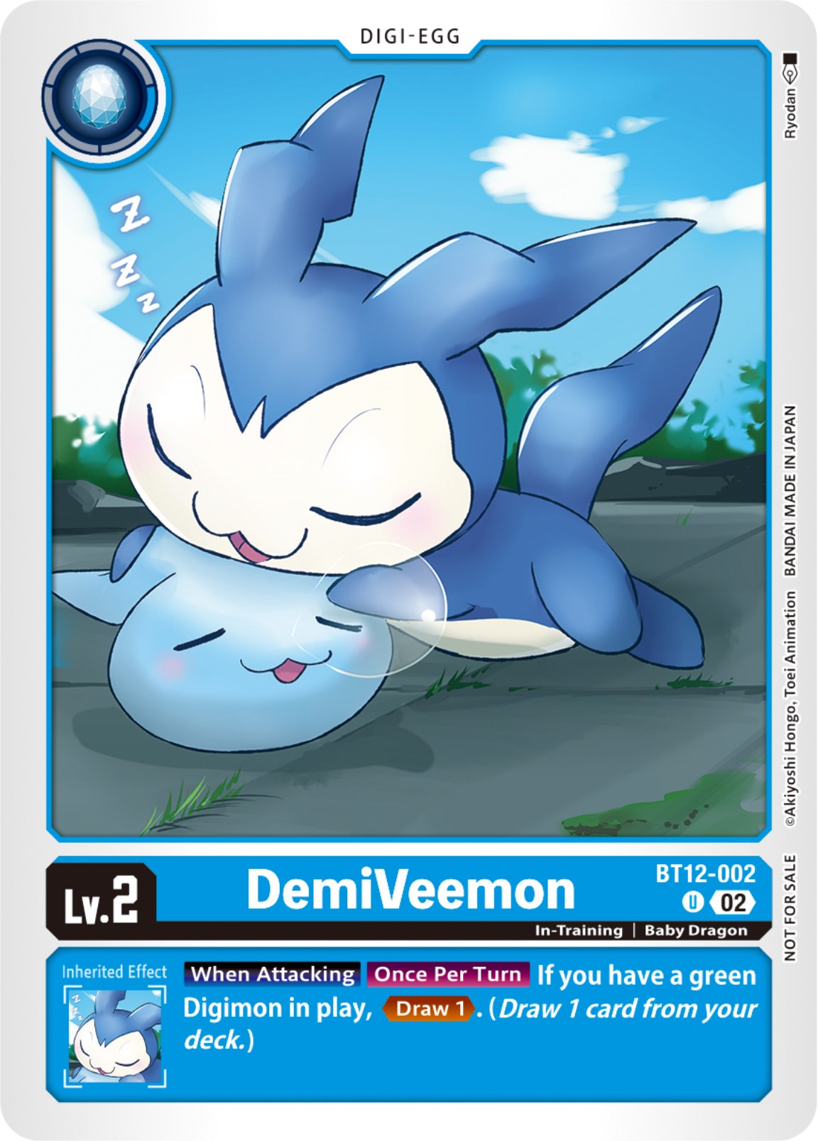 DemiVeemon [BT12-002] (NYCC 2023 Demo Deck) [Across Time] | The Time Vault CA
