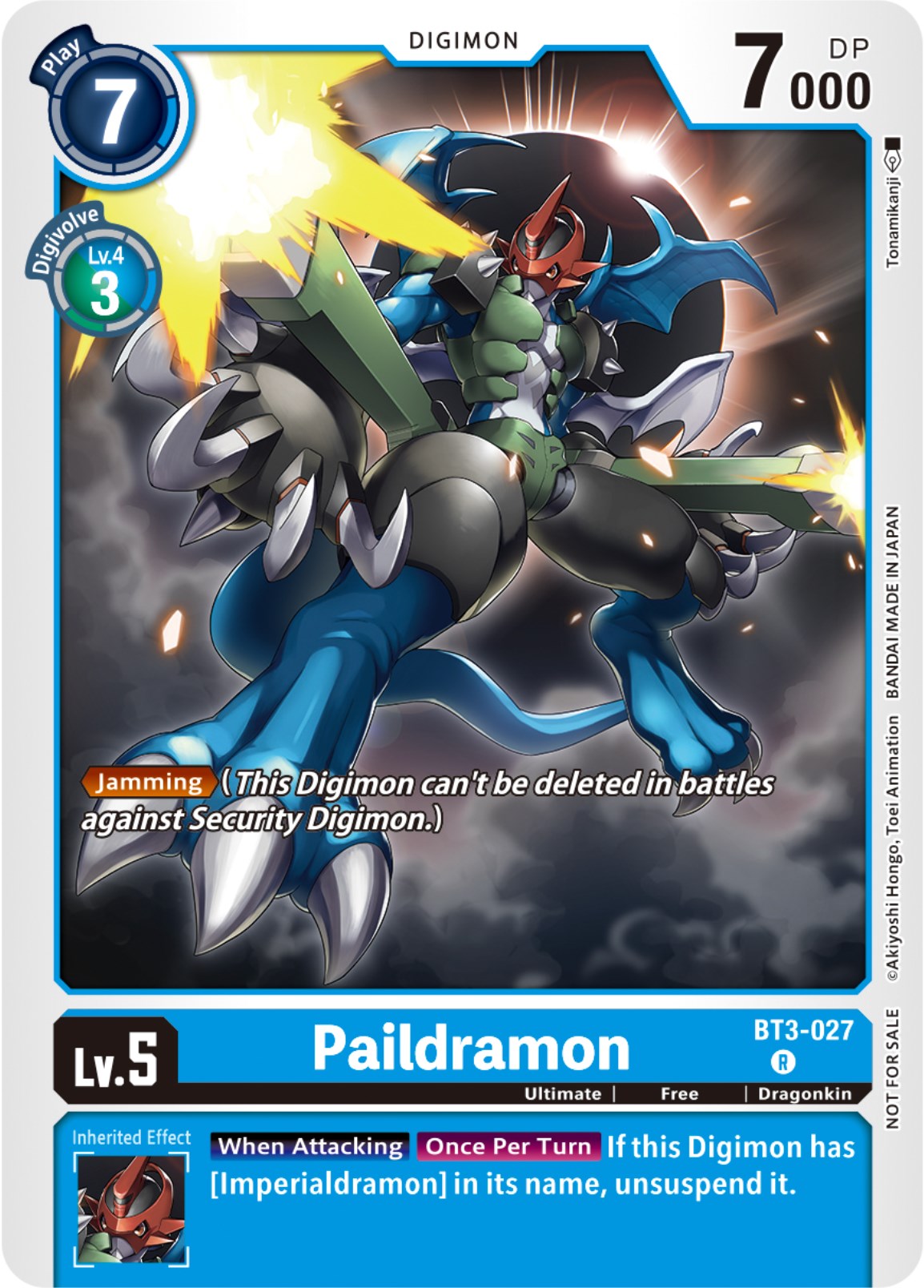 Paildramon [BT3-027] (NYCC 2023 Demo Deck) [Release Special Booster Ver.1.5] | The Time Vault CA