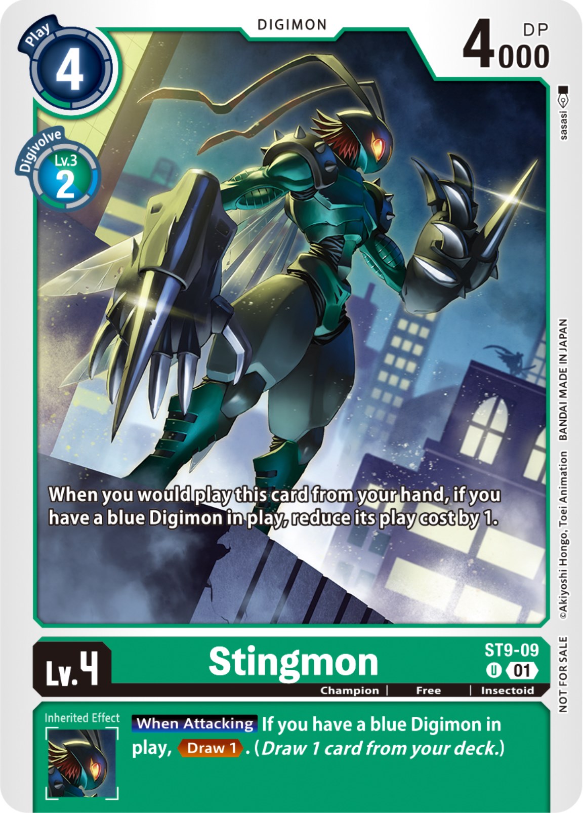 Stingmon [ST9-09] (NYCC 2023 Demo Deck) [Starter Deck: Ultimate Ancient Dragon] | The Time Vault CA