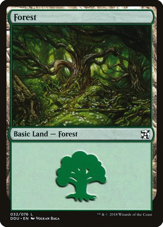 Forest (32) [Duel Decks: Elves vs. Inventors] | The Time Vault CA