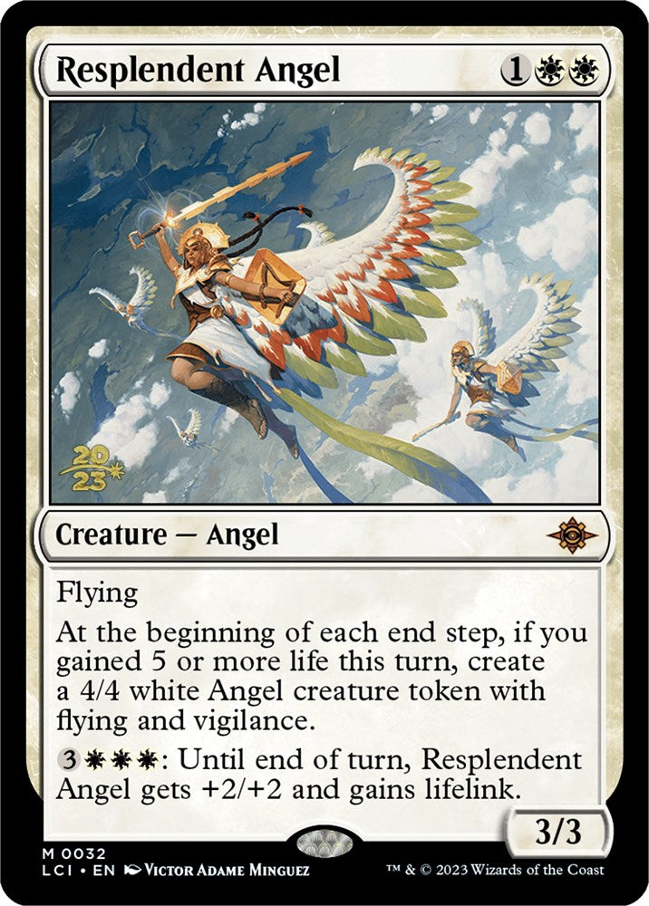 Resplendent Angel (LCI) [The Lost Caverns of Ixalan Prerelease Cards] | The Time Vault CA