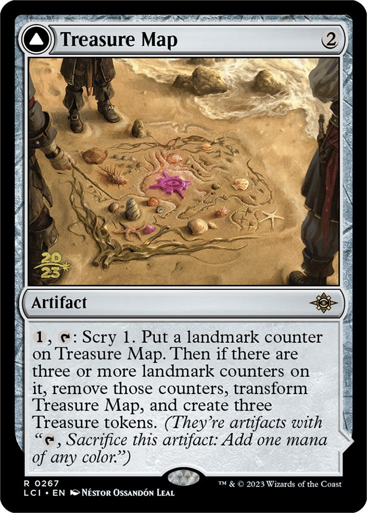 Treasure Map // Treasure Cove [The Lost Caverns of Ixalan Prerelease Cards] | The Time Vault CA