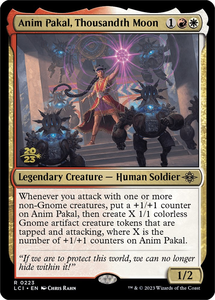 Anim Pakal, Thousandth Moon [The Lost Caverns of Ixalan Prerelease Cards] | The Time Vault CA