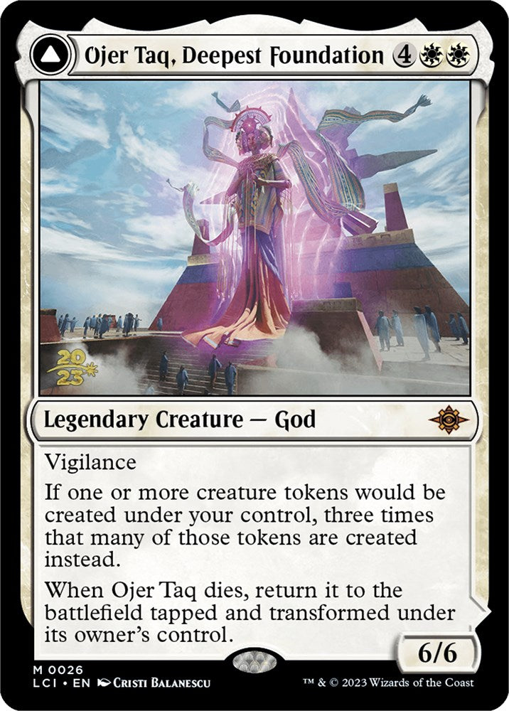 Ojer Taq, Deepest Foundation // Temple of Civilization [The Lost Caverns of Ixalan Prerelease Cards] | The Time Vault CA