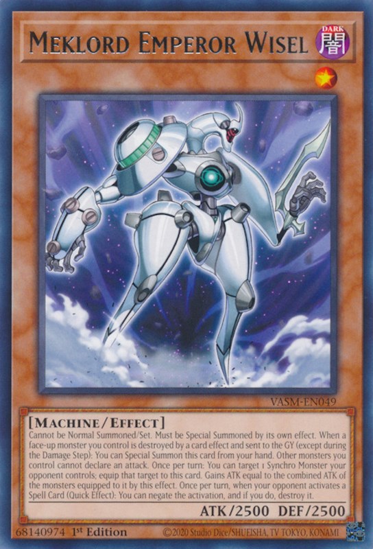 Meklord Emperor Wisel [VASM-EN049] Rare | The Time Vault CA